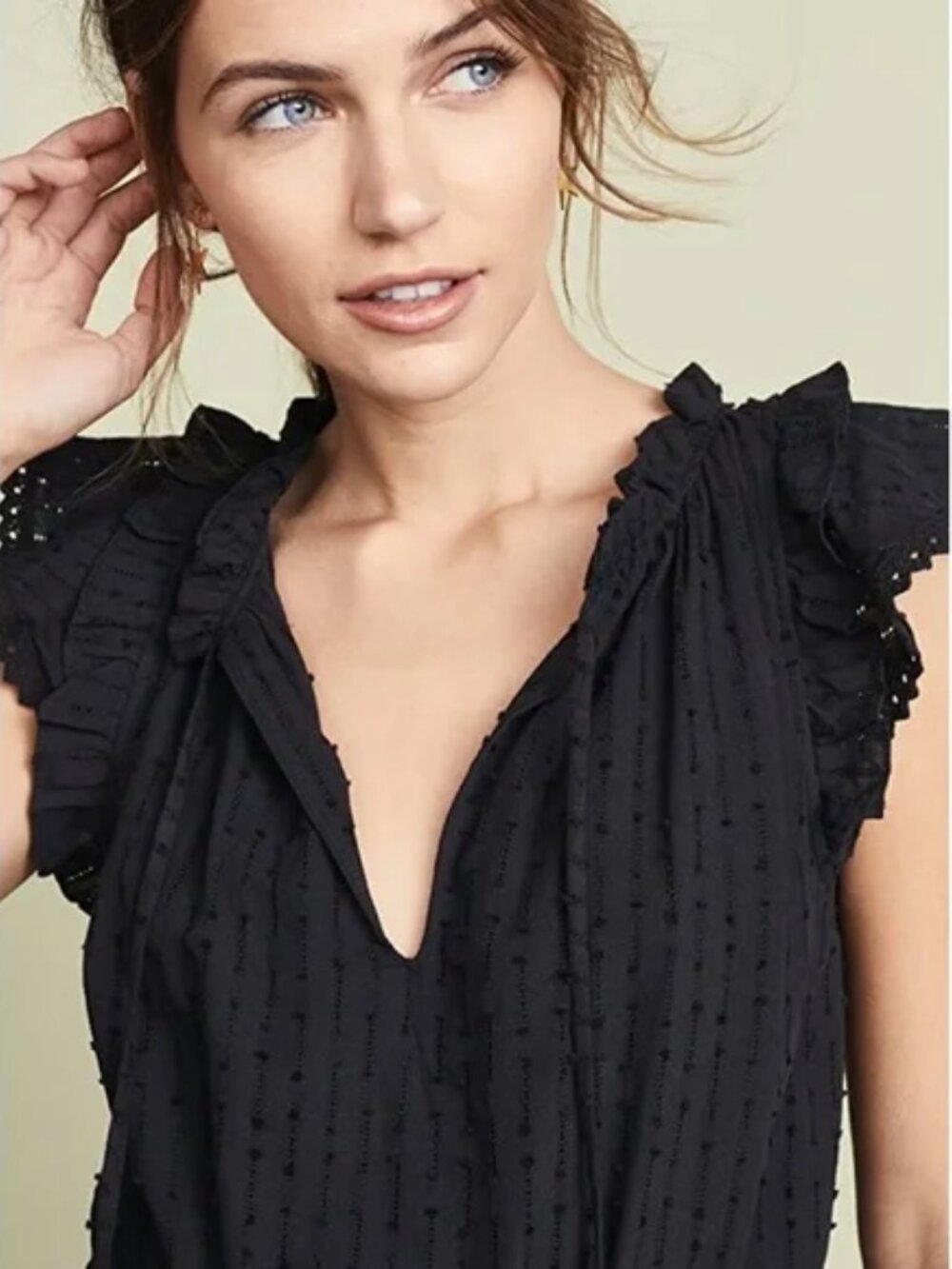 Misa Los Angeles Lillian Black Mini Dress Size L - Picture 5 of 12